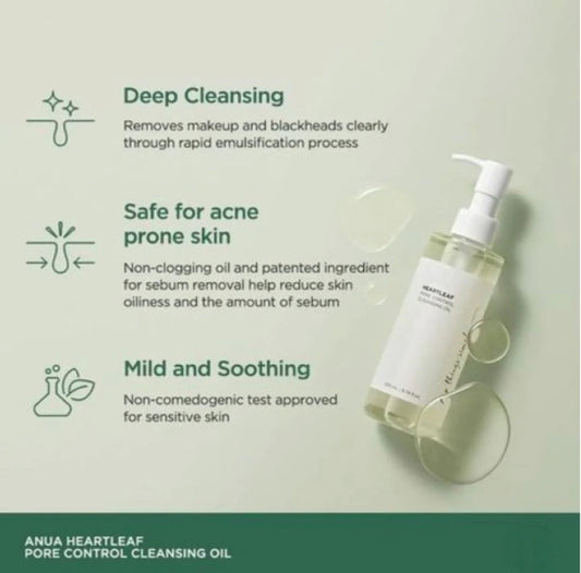 Anua Heartleaf Pore Control Cleansing Oil (200ml)
