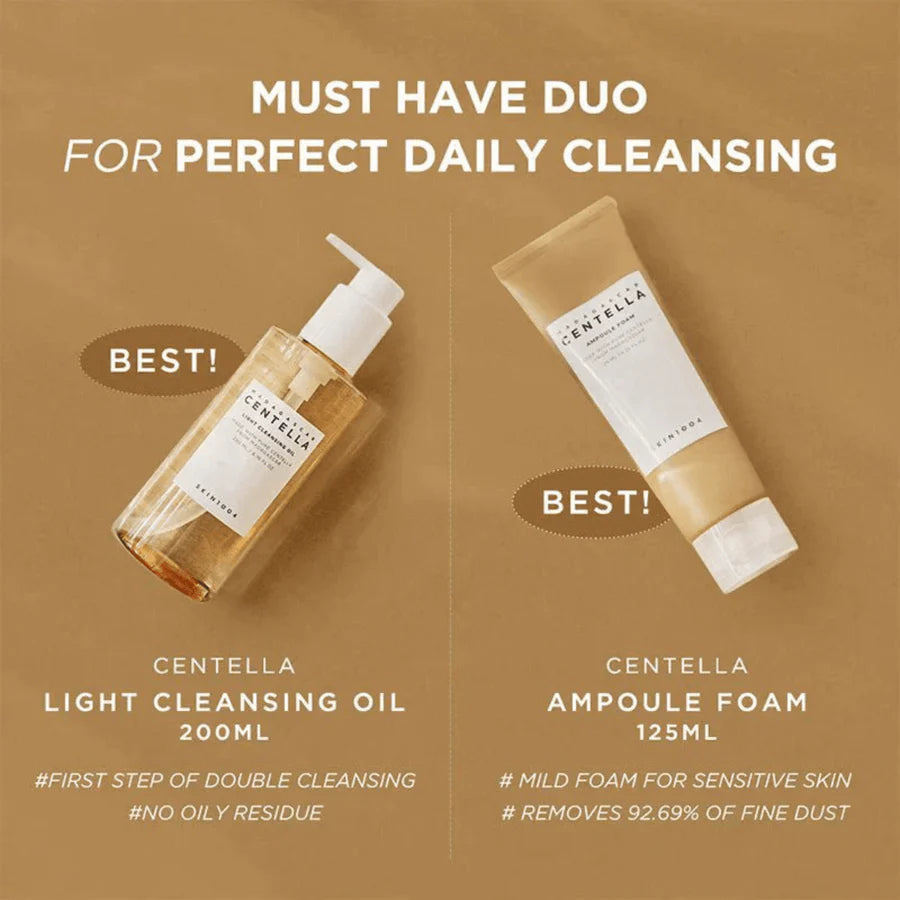 SKIN1004 Double Cleansing Duo – Oil & Foam Cleanser Set