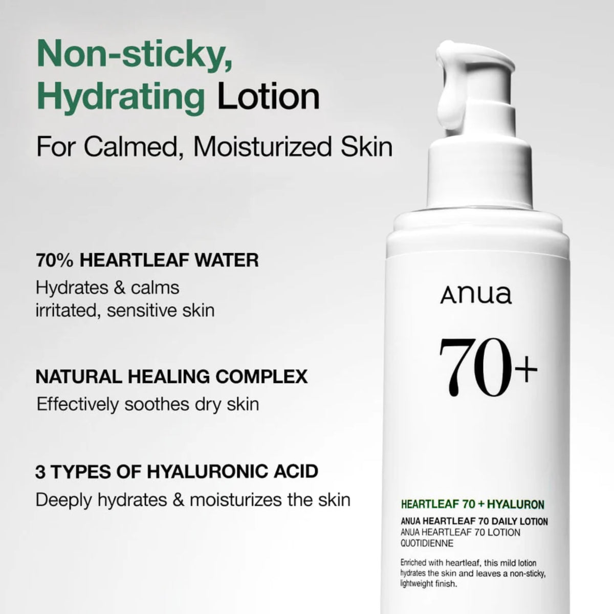Anua Heartleaf 77 + Soothing Toner (500ml) and Anua Daily 70 + Lotion (200ml)